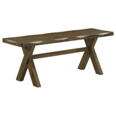 Orleans Furniture - Coaster - Alston 47-inch Solid Wood Dining Bench Knotty Nutmeg - 106383